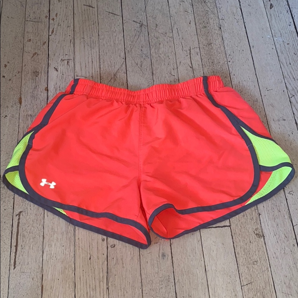 Neon Under Armour Shorts